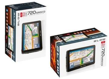 BLOW NAVIGATION GPS720 7 ДЮЙМОВ НА ВСЮ ЖИЗНЬ КАРТЫ ЕС PL