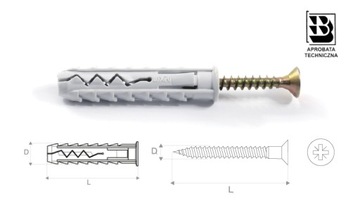 Дюбель Stalco Wood 10/5x80 100 шт.