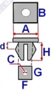 фото thumb №3, Клипса жабо накладки дверь dacia logan sandero