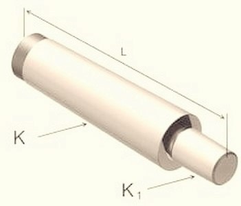 Хвостовик сверла Morsa с резьбой MT MS MK3/B18