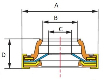 ПЕРЕДНЕЕ УПЛОТНЕНИЕ ZEXEL 26,3 мм