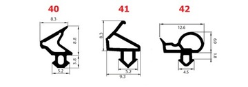 Уплотнитель оконный S-1182