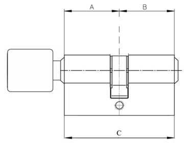 Вставка с ручкой E7 G35/65, класс C, никель Лучник