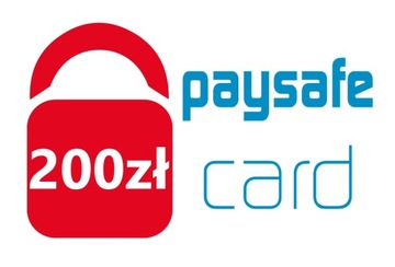 PaySafeCard 200 злотых Карта кошелька с PIN-кодом PSC 200 злотых