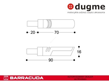 BARRACUDA IDEA Светодиодные указатели поворота - зеленые