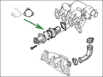 Заглушка EGR MITSUBISHI Carisma 1.9 Di-D