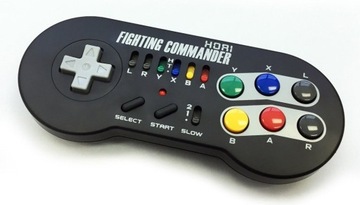 Контроллер Hori Fighting Commander для SNES, черный