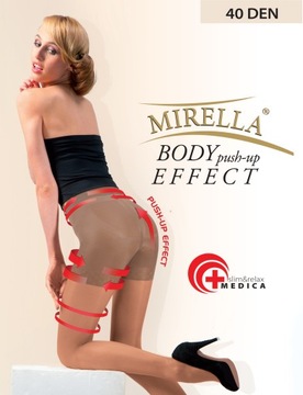 Колготки MIRELLA PUSH-UP 40ден slim 2/M Натуральные