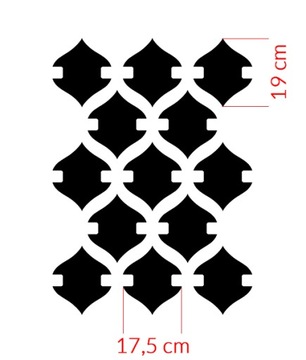 Mesh - szablon malarski marokański