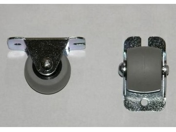 100x Kółko gumowe do mebli kółka meblowe 3cm 30mm rolka rolki z gumy
