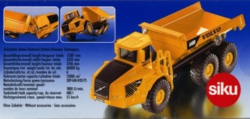 SIKU 1877 VOLVO DUMPER МЕТАЛЛ-САМОСВАЛ 1:87