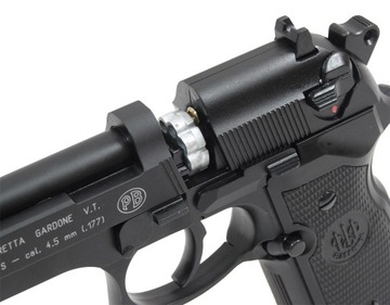 ПНЕВМАТИЧЕСКИЙ ПИСТОЛЕТ Beretta M92 M92 FS 4,5 мм Diabolo CO2 SHOT 130 м/с ЧЕРНЫЙ