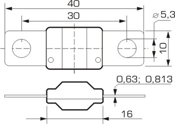 АВТОМОБИЛЬНЫЙ ПРЕДОХРАНИТЕЛЬ MIDIVAL MIDI VAL 80A