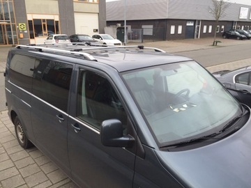 фото thumb №8, Vw t5 t6 l1 короткий рейлинги крышные багажник прочный прочный серебристый