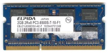 СДЕЛКА DDR3 ELPIDA 2 ГБ 2Rx8 PC3-8500S-7-10-F1