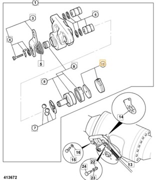 ТОРМОЗНЫЕ КОЛОДКИ JCB 3CX 4CX 15/920103