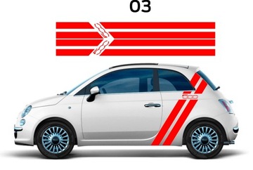 Тюнинг-наклейки на Fiat 500, Abarth, Punto, Bravo