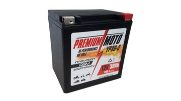 AKUMULATOR PREMIUM MOTOCYKLOWY YP30-3 12V 30AH