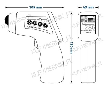 ИЗМЕРИТЕЛЬ ТОЛЩИНОСТРАННОСТИ КРАСКИ Prodig Tech GL-PRO-2-FAZ