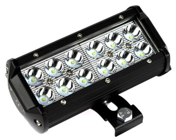 ПАНЕЛЬ 12LED CREE 36W 12/24V КОНЦЕНТРИРОВАННАЯ РАБОЧАЯ ЛАМПА