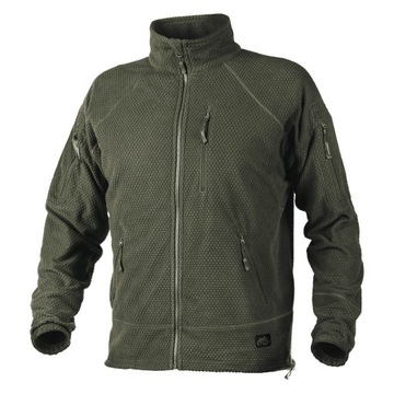 Bluza Męska Polarowa Helikon Alpha Tactical Polar Ciepły Olive Green L