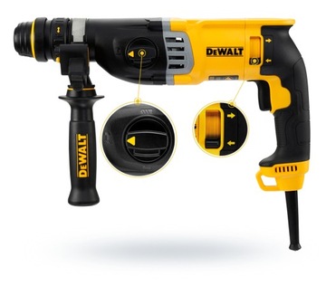 Ударная дрель DeWalt D25144K + дрели + долота 12 шт.