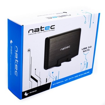 Дисковый корпус Natec Rhino USB 3.0 3.5 HDD SATA