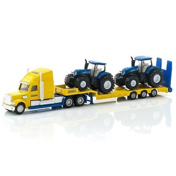 Siku Farmer Truck с тракторами New Holland 1805