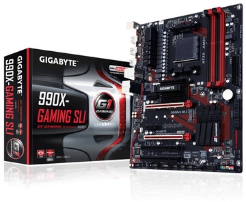 Материнская плата 930 Gigabyte GA-990X-Gaming SLI ATX ПОВРЕЖДЕНА