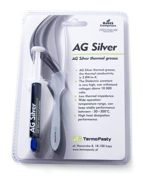 Термопаста AG Silver 3г шприц