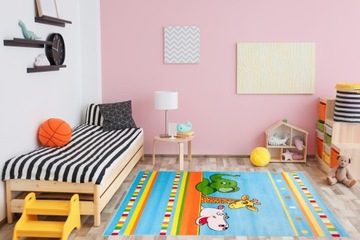 КОВЕР FUN KIDS 120x170 KIDS Elephant Giraffe 760bl