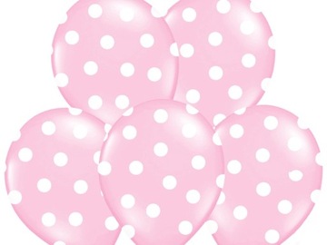 DOTS BALLOONS для дня рождения -- 5 шт. - 30 см.