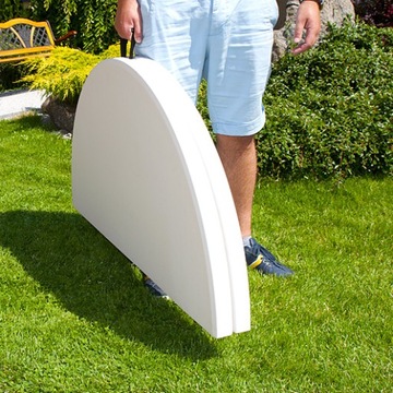 STÓŁ SKŁADANY OKRĄGŁY śr 122 cm cateringowy stolik