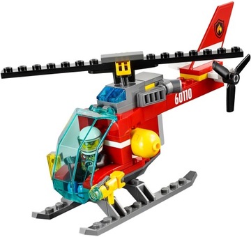 LEGO CITY 60110 Кирпичи ПОЖАРНАЯ СТАНЦИЯ ПОЖАР 24Ч