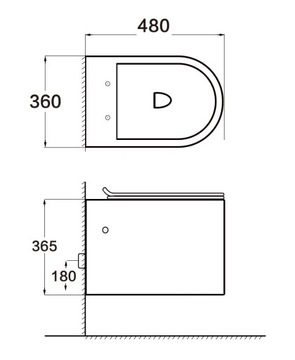 GEBERIT BASIC FRAME+ MEXEN SOFIA СИДЕНЬЕ БЕЗОБОДКИ