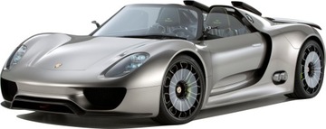 Наклейки на стену для автомобиля PORSCHE 918 Spyder 100x39см