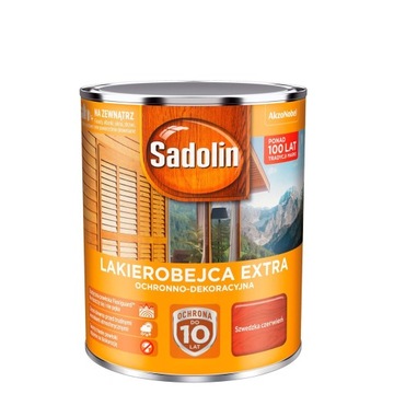 Sadolin Lakierobejca EXTRA 0,75L szwedzka czerwień