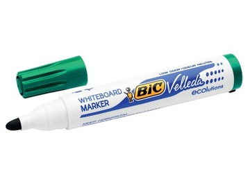 Marker do tablic BIC VELLEDA 1701 zielony okrągły - 6 sztuki