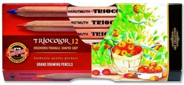 Карандаши художественные Koh-I-Noor Triocolor 12 шт.