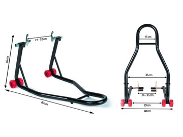 ПОДЪЕМНАЯ СТОЙКА ДЛЯ МОТОЦИКЛА ПЕРЕДНЯЯ ЗАДНЯЯ КОМПЛЕКТ