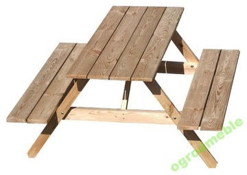 Stół ogrodowy Ławostół piwny 125x100 IMPREGNOWANY