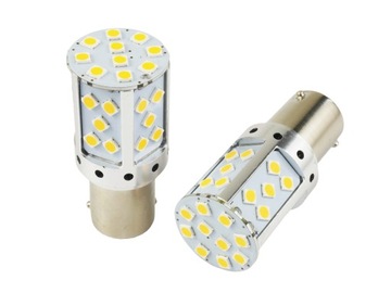 P21W Żarówka 35 LED SMD 3030 CANBUS POMARAŃCZOWA