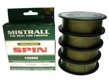 MISTRALL ADMUNSON SPIN LINE 0,18мм/150м