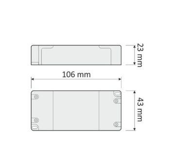 Zasilacz LED transformator 16W Design Light 12V