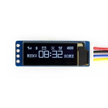 ЖК-дисплей OLED 0,91 дюйма 128x32 I2C Белый ARDUINO