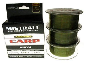 MISTRALL ADMUNSON CARP CAMOU LINE 0,25 мм / 250 м