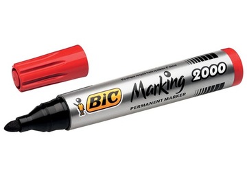 Marker permanentny czerwony BIC 1 szt.