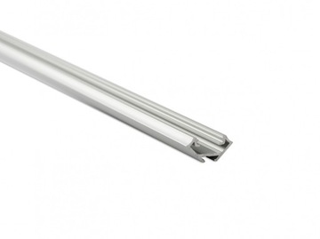 Profil aluminiowy LED narożnikowy 45 st. srebrny anodowany 2m typ C LUMINES