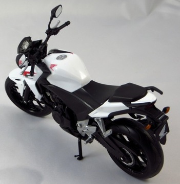 МОДЕЛЬ HONDA CB500F МЕТАЛЛ/ПЛАСТИК МОТОР WELLY 1:10