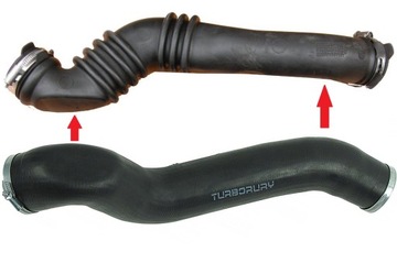 Труба шланг интеркулер volvo v50 c30 s40 1.6 d dpf фото №1